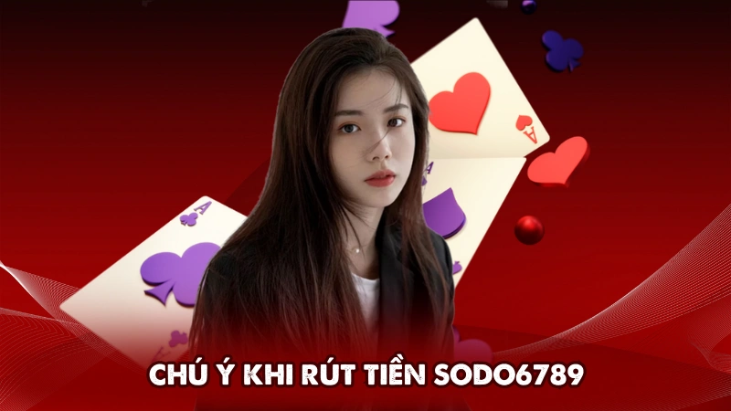 Những vấn đề cần chú ý khi rút tiền Sodo6789